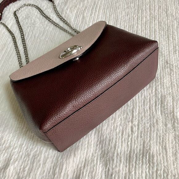 New Coach Leather Shoulder & Crossbody Bag In Colorblock - Picture 12 of 16